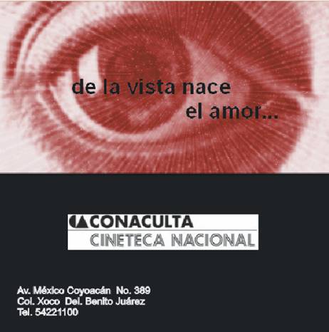 Etiqueta CD interactivo CINETECA NAL.